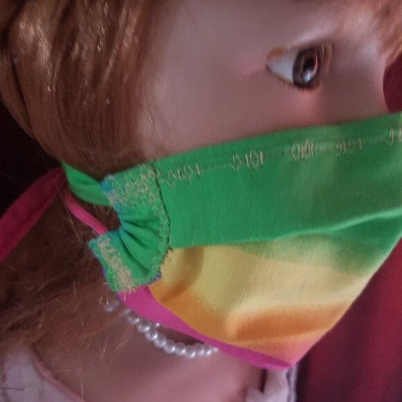 Kid Size Mask w/ Silver/Copper Filters-CottonCandy - Picture 2 of 6